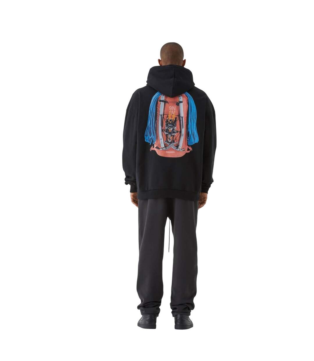 Sweat À Capuche Homme Noir 9N1M SENSE-1