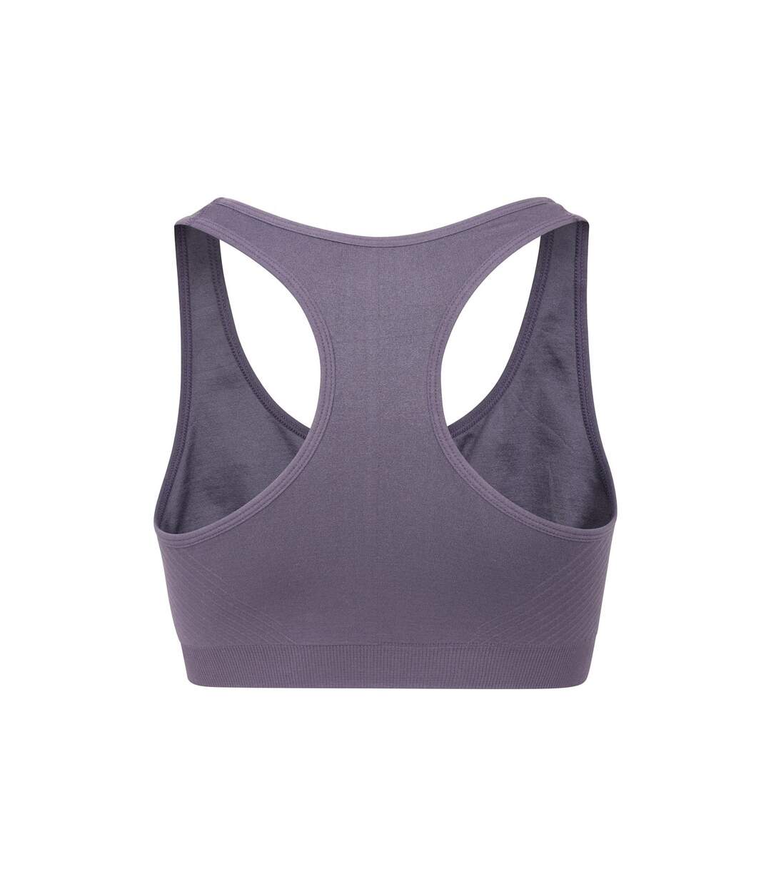 Womens/ladies anti-chafe seamless sports bra dark purple Mountain Warehouse-2