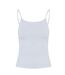 Womens/ladies Jersey Stretch Top White Build Your Brand-2