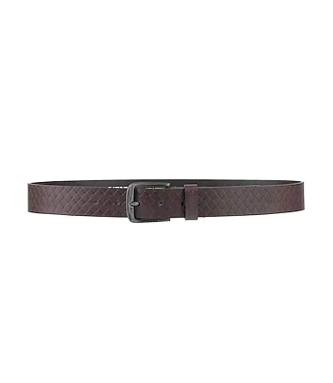 Ceinture texturée  marron homme diesel basic belt-1