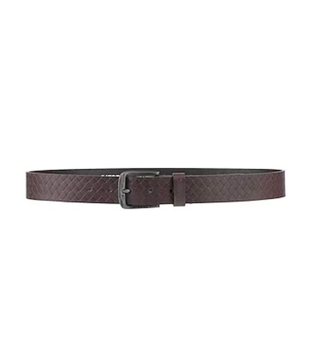 Ceinture texturée  marron homme diesel basic belt