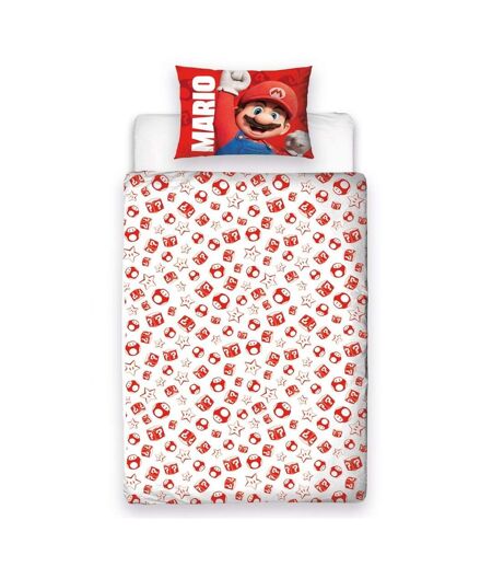 Super Mario Bros Jump Reversible Duvet Set (Multicolored) - UTAG2937