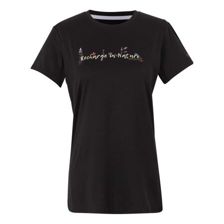 T-shirt fingal femme noir Regatta