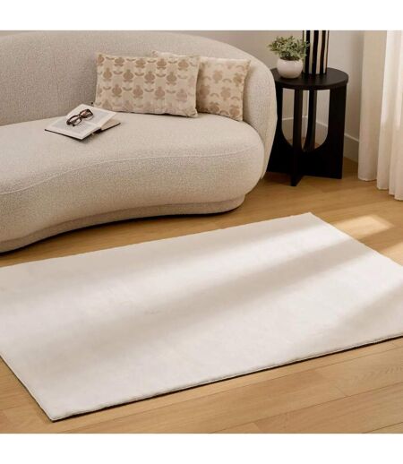 Tapis Imitation Fourrure Couka 120x170cm Blanc
