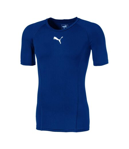 Haut Thermique Manches Courtes Liga Homme Bleu Puma