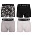 5 Pack Mens Boxers TALOX - Soft Breathable Cotton Everyday Underwear-3