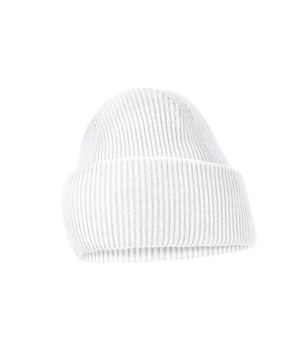 Beechfield Unisex Adult Classic Deep Cuffed Beanie (White) - UTPC5543