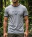 Tee-shirt SAGARO2 Challenger – Le haut uni en coton flammé à détails contrastés pour homme-1