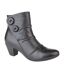 Cipriata Womens/Ladies Emma Button Ankle Boot (Black) - UTDF1508