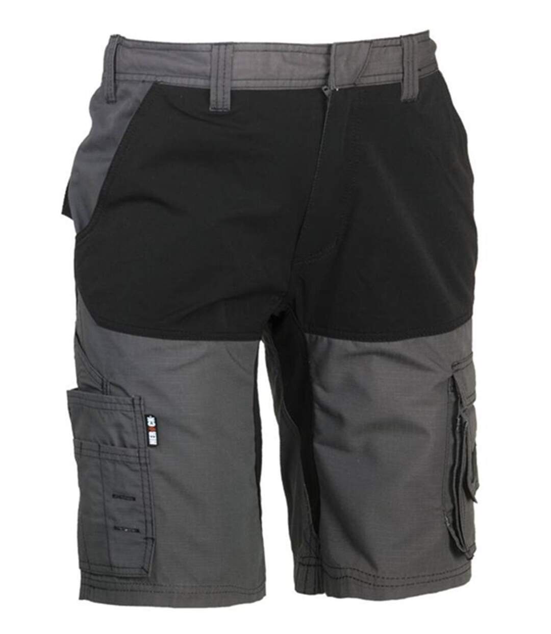 Bermuda de travail Ripstop extensible - Homme - HK016 - gris anthracite