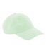 Casquette Motif/style 6 Panneaux Turquoise Pâle Pastel Beechfield-1