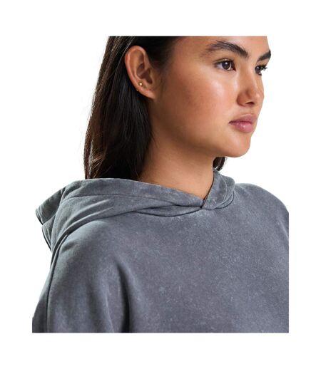 Sweat À Capuche Adulte Gris Délavé Awdis