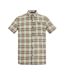Chemise Manches Courtes Voyage Motif/style À Carreaux Homme Blanc Regatta-2