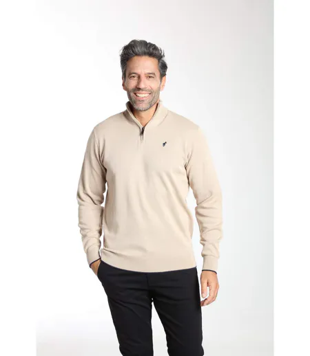 Pull col camionneur  en coton MILANO CAMIONNEUR