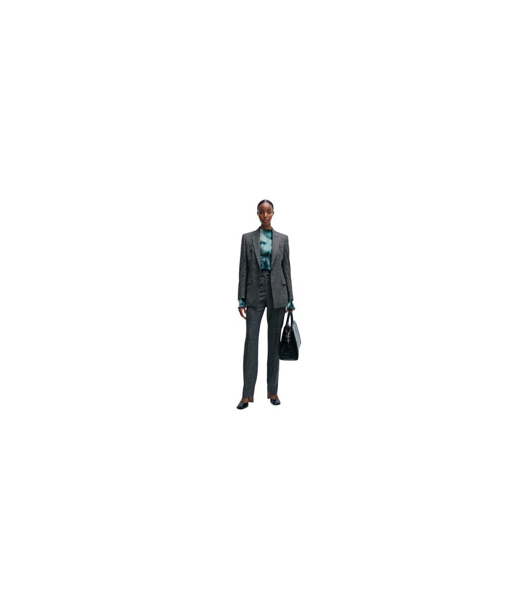 Veste De Costume Femme Noir Boss-1
