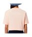 T-shirt orange clair femme lacoste tf7215-2