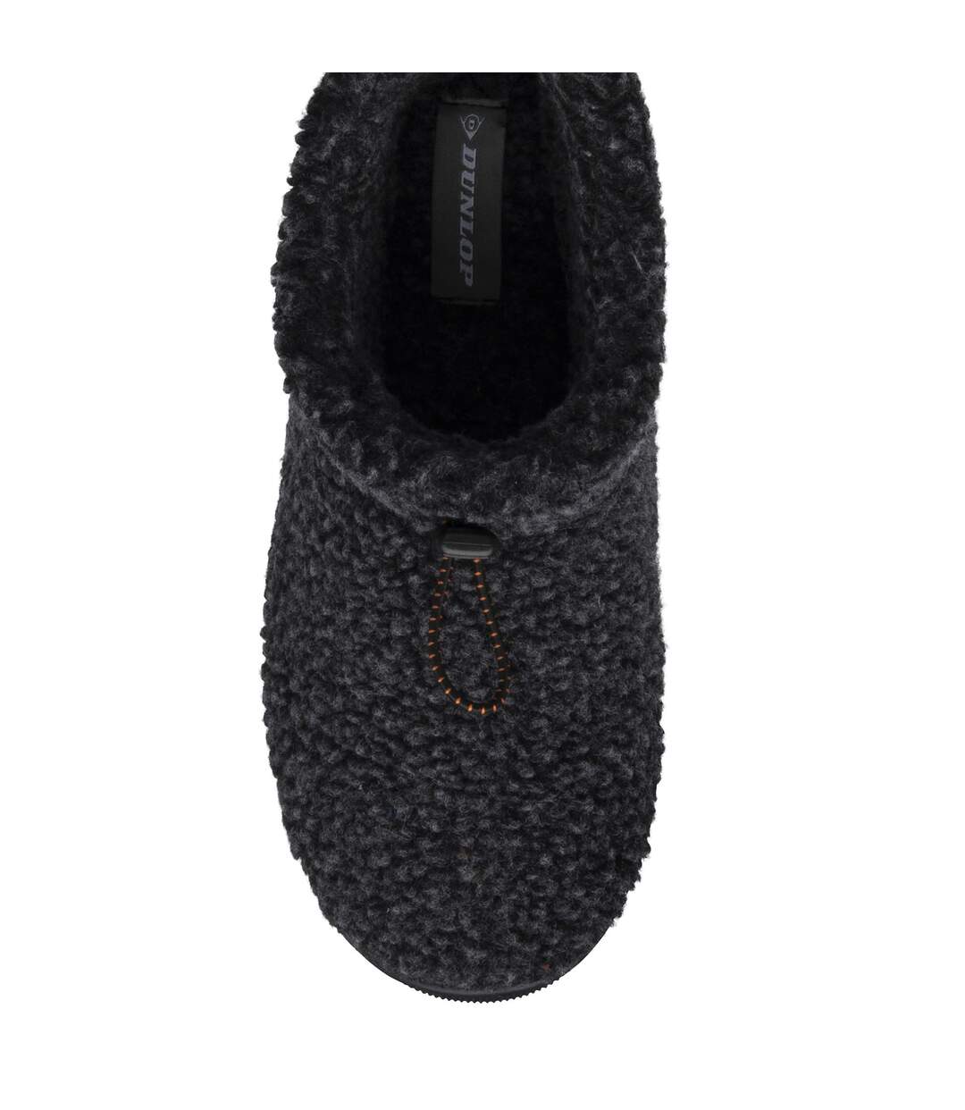 Dunlop - Chaussons bottines homme polaire teddy chauds anthracite-3
