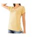 T-shirt Jaune Femme Von Dutch Roon - S-1