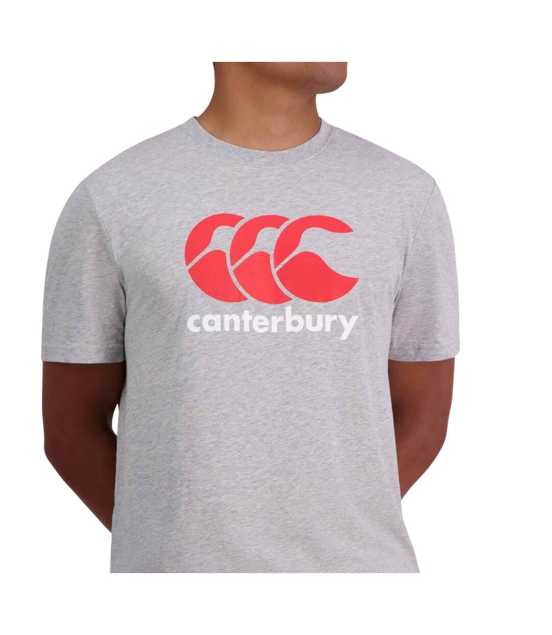 Mens Logo T-shirt Classic Marl Canterbury-4