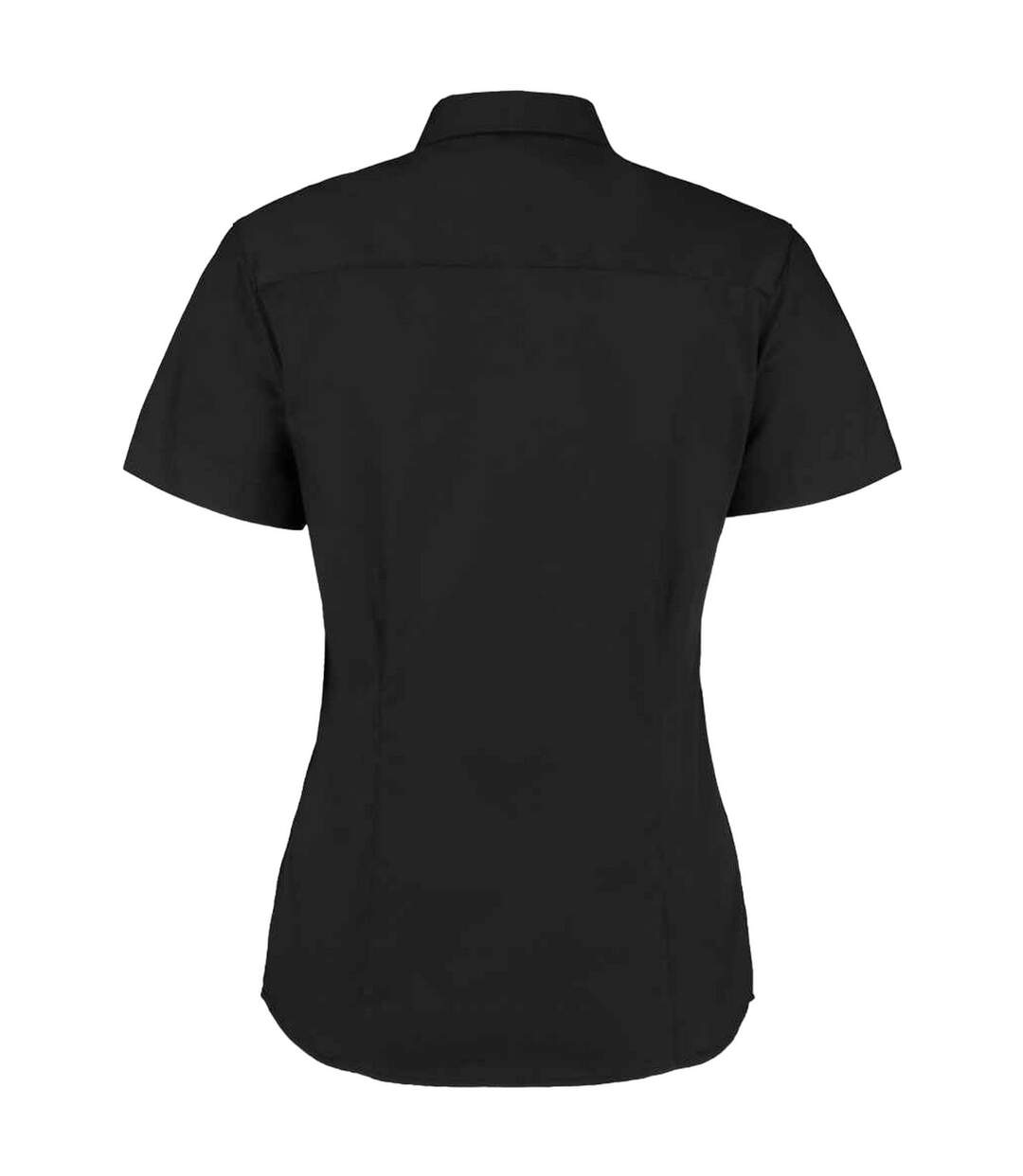 Blouse corporate femme noir Kustom Kit-2