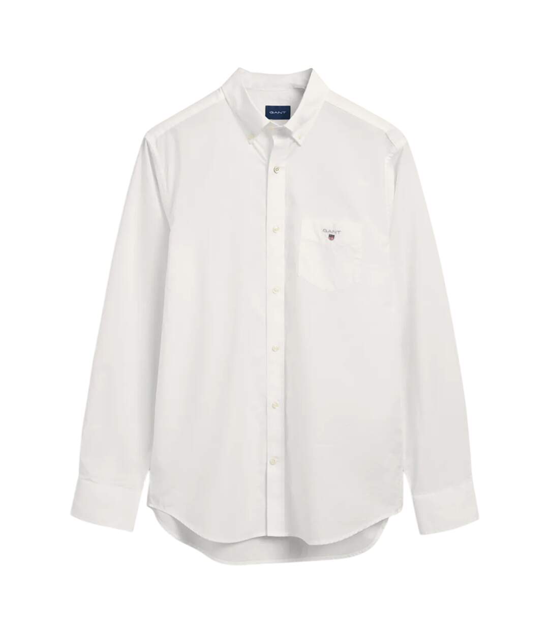 Mens Broadcloth Regular Shirt White Gant-2