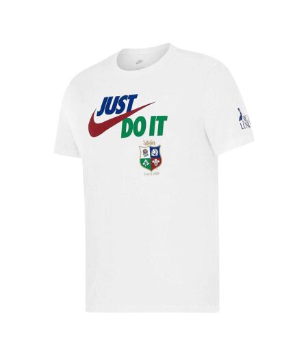 Mens Just Do It British & Irish Lions T-shirt White Pepper Nike