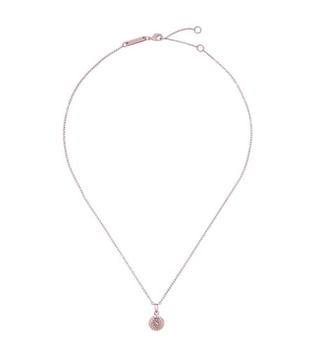 Elvina Engraved Necklace One Size Rose Gold Ted Baker