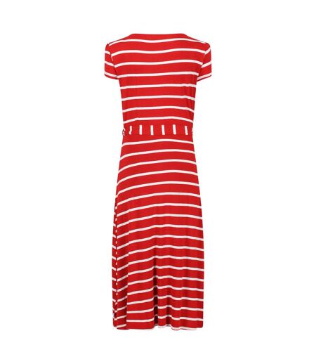 Robe chemisier maisyn femme rouge / blanc Regatta