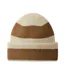 Bonnet Motif/style Blocs De Couleurs Vanille Marron Clair Beechfield-2