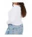 T-shirt Manches Longues Femme Blanc Brave Soul-3