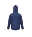 Result Core Mens Hooded Soft Shell Jacket (Navy/Royal Blue)