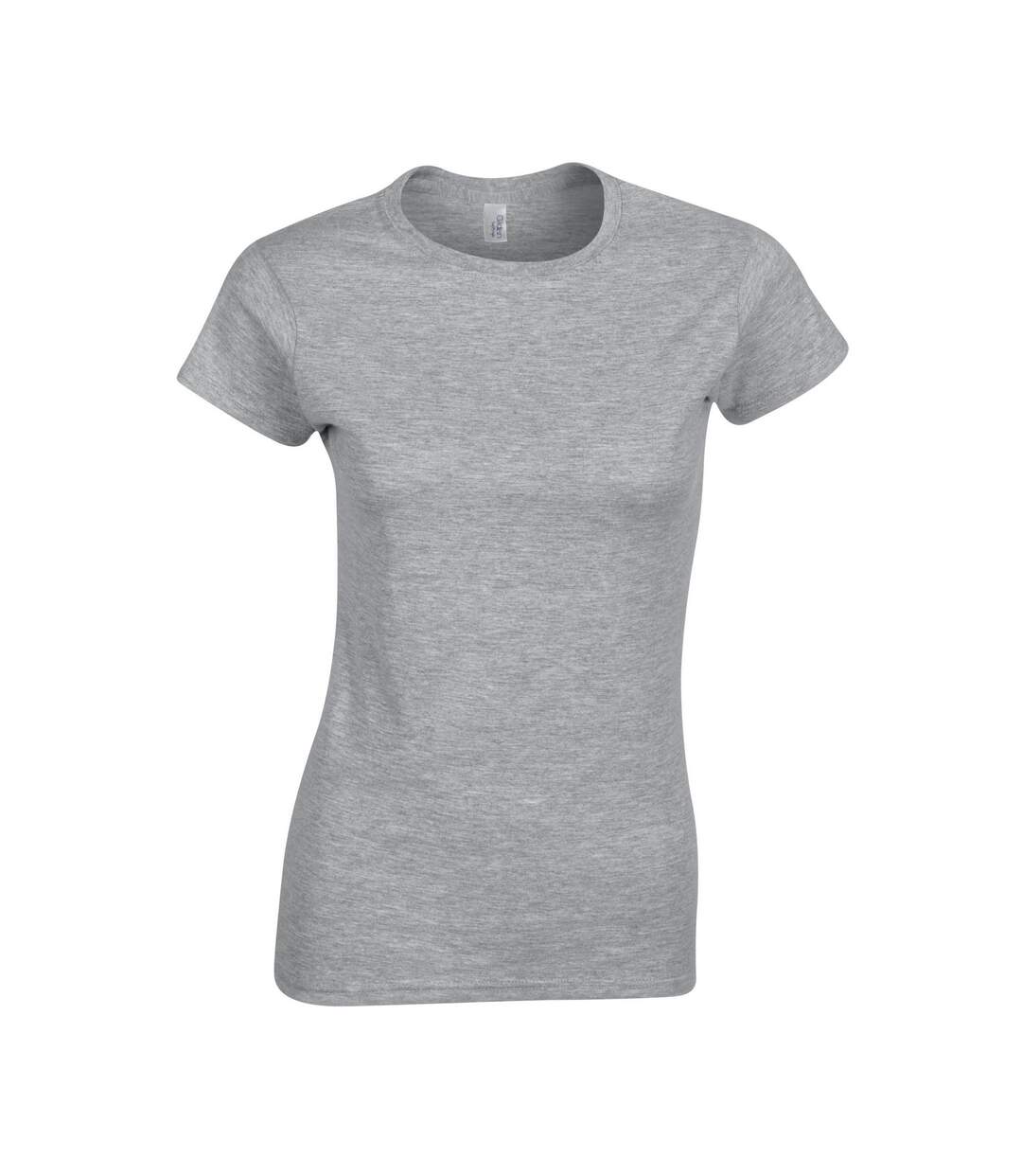 T-shirt femme gris Gildan-1