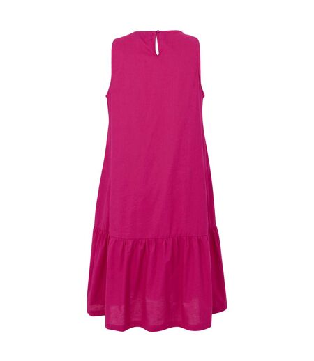 Womens/ladies Trisa Smock Dress Pink Fusion Regatta
