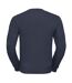 Sweat-shirt Authentique Pour Hommes Coupe Plus Fine Bleu Marine Russell-2