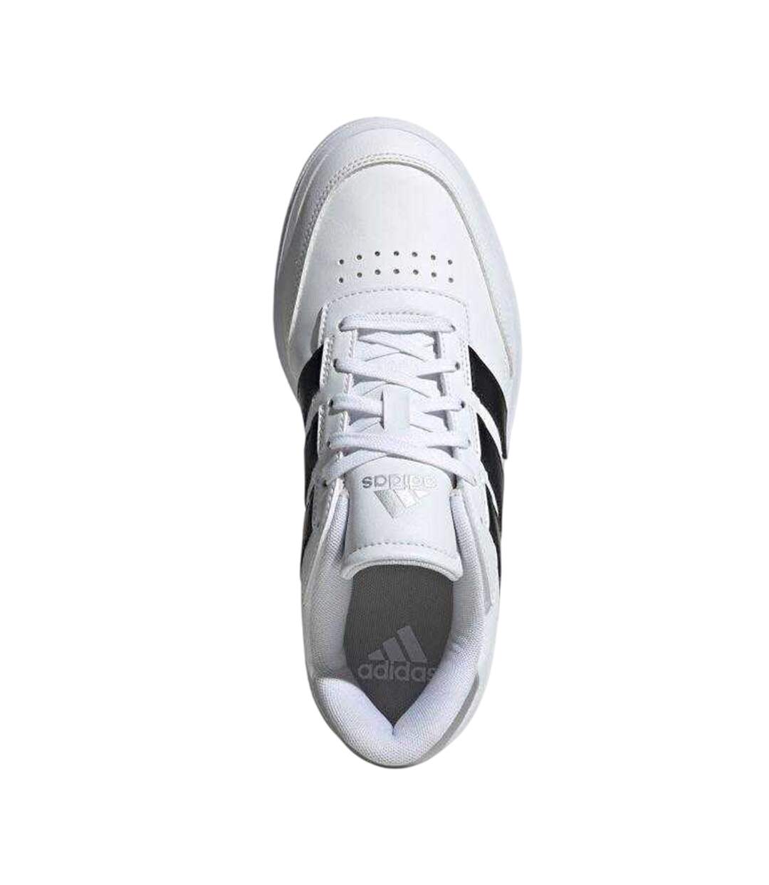 Baskets Motif/style 3 Rayures Courtblock Femme Blanc Adidas-4