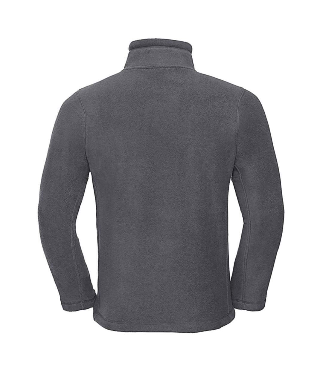 Jerzees Colours Veste Polaire À Fermeture Zippée Homme Gris Russell-2