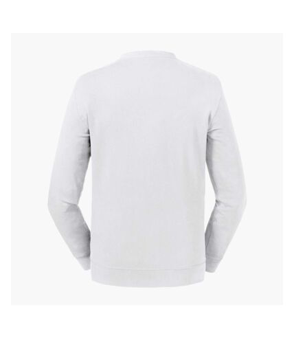 Russell Adults Unisex Pure Organic Reversible Sweatshirt (White)