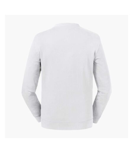 Russell Adults Unisex Pure Organic Reversible Sweatshirt (White)