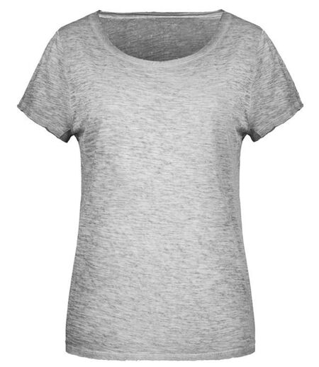 T-shirt bio - Femme - 8015 - gris clair