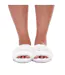 Chaussons Mules Motif/style Paillettes Bride To Be Femme Blanc Keanu-4