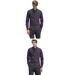 Chemise Homme Imprimée à  Manches Longues en Coton Bleu-3