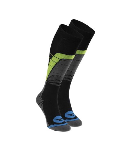 Chaussettes Acaro Adulte Noir Gris Bleu Hi-Tec