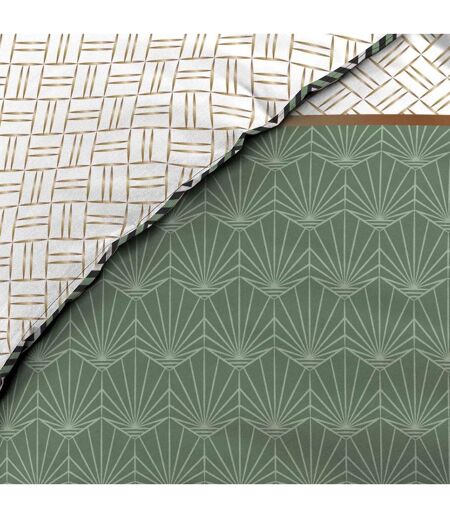 Parure de Lit 3 Pièces Belor 260x240cm Vert