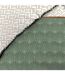Parure de Lit 3 Pièces Belor 260x240cm Vert-5