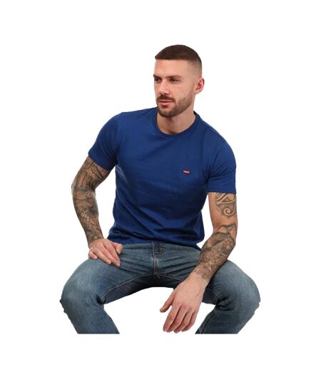 T-shirt classic housemark homme bleu foncé Levis