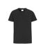 Cottover Mens Round Neck Slim T-Shirt (Black)