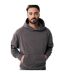 Unisex Adult Yoho Recycled Cotton Relaxed Fit Hoodie Anthracite Iqoniq-1