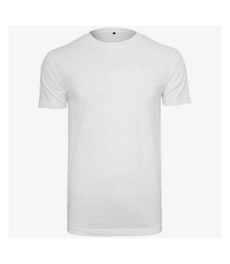 Build Your Brand Mens Round Neck T-Shirt (White) - UTRW8943
