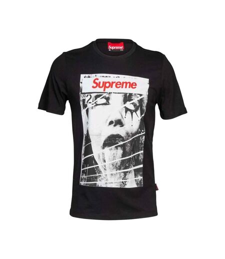 T-shirt Noir Homme Supreme Grip Magazine - M