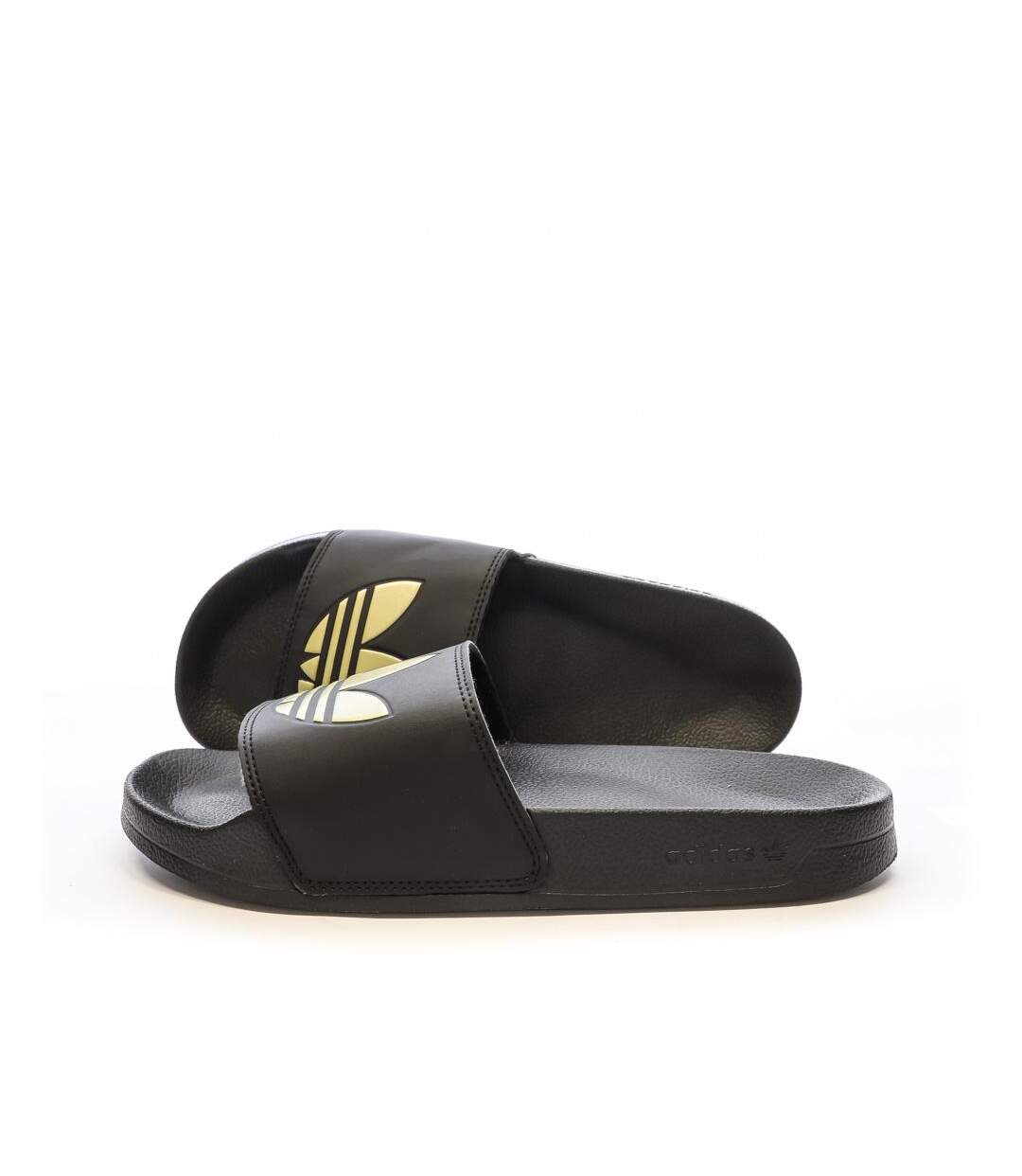 Claquettes Noire/Doré Femme Adidas Adilette - 38-1